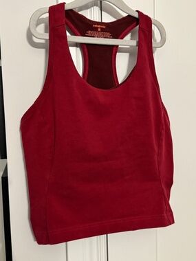 Patagonia Women's M Burgundy Red Built in Bra Crop Top